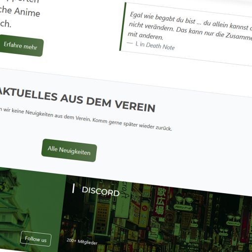 Unsere Website in neuem Glanz